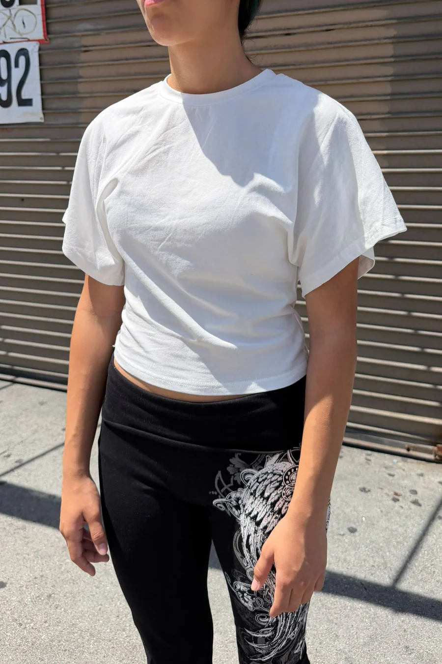 2000s Basic Dolman Short Sleeve T-Shirt - Image 2