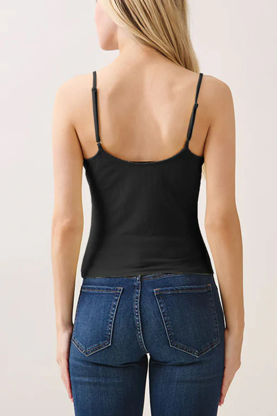 2000s V-Neck Lace & Bow Cami Top - Image 14