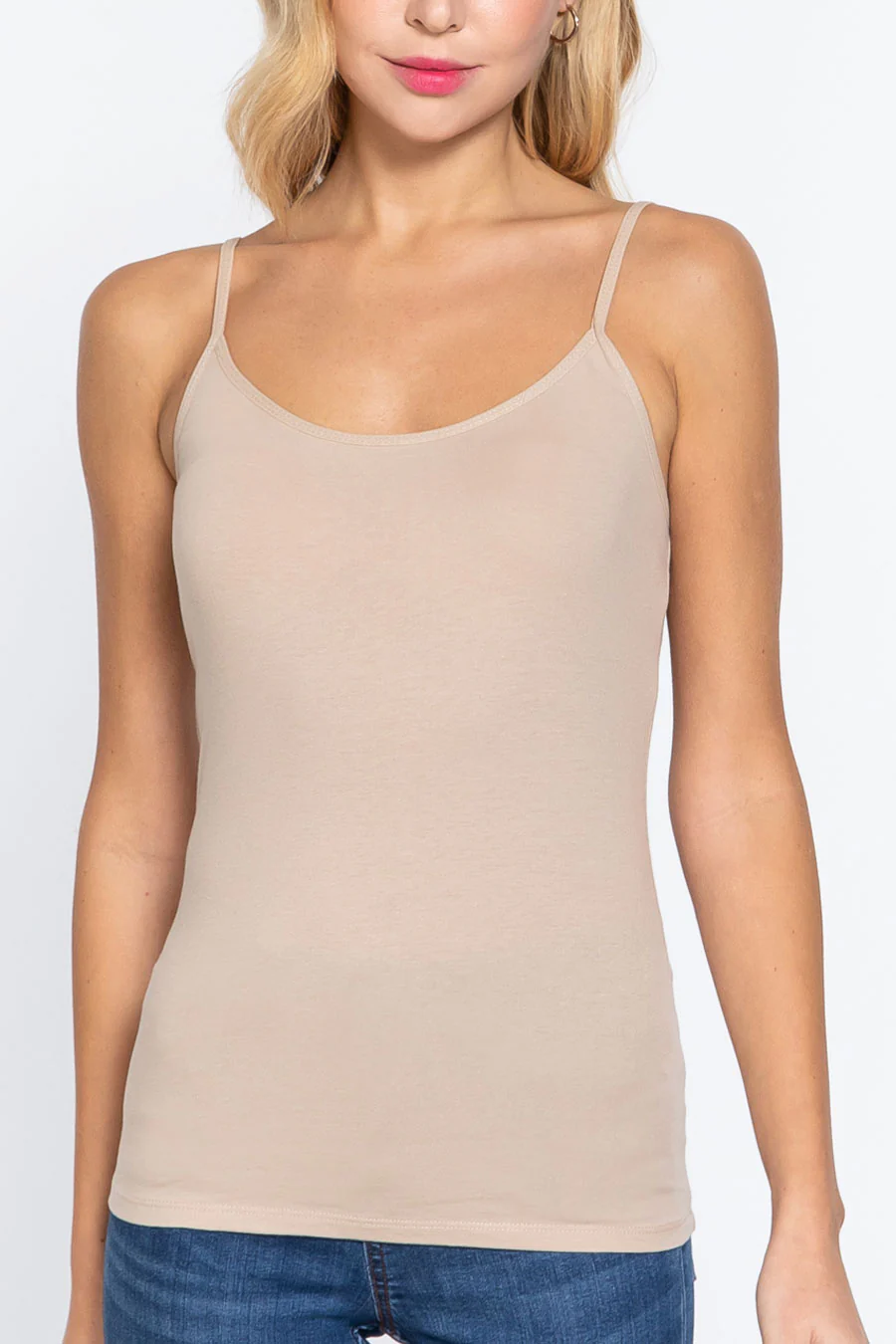 Basic Adjustable Strap Cami Top - Image 13