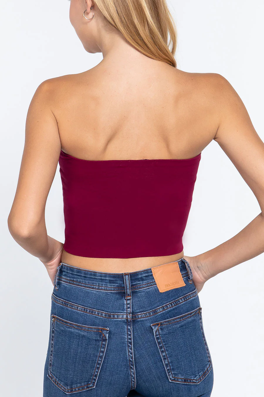 Basic Double-Layered Crop Tube Top - Image 7