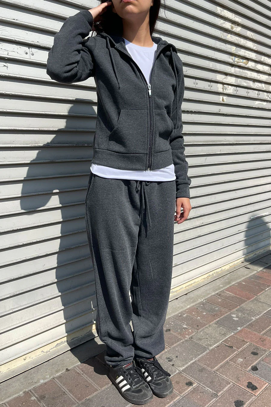 Basic Fleece Jogger Pants With Side Pockets - Image 12
