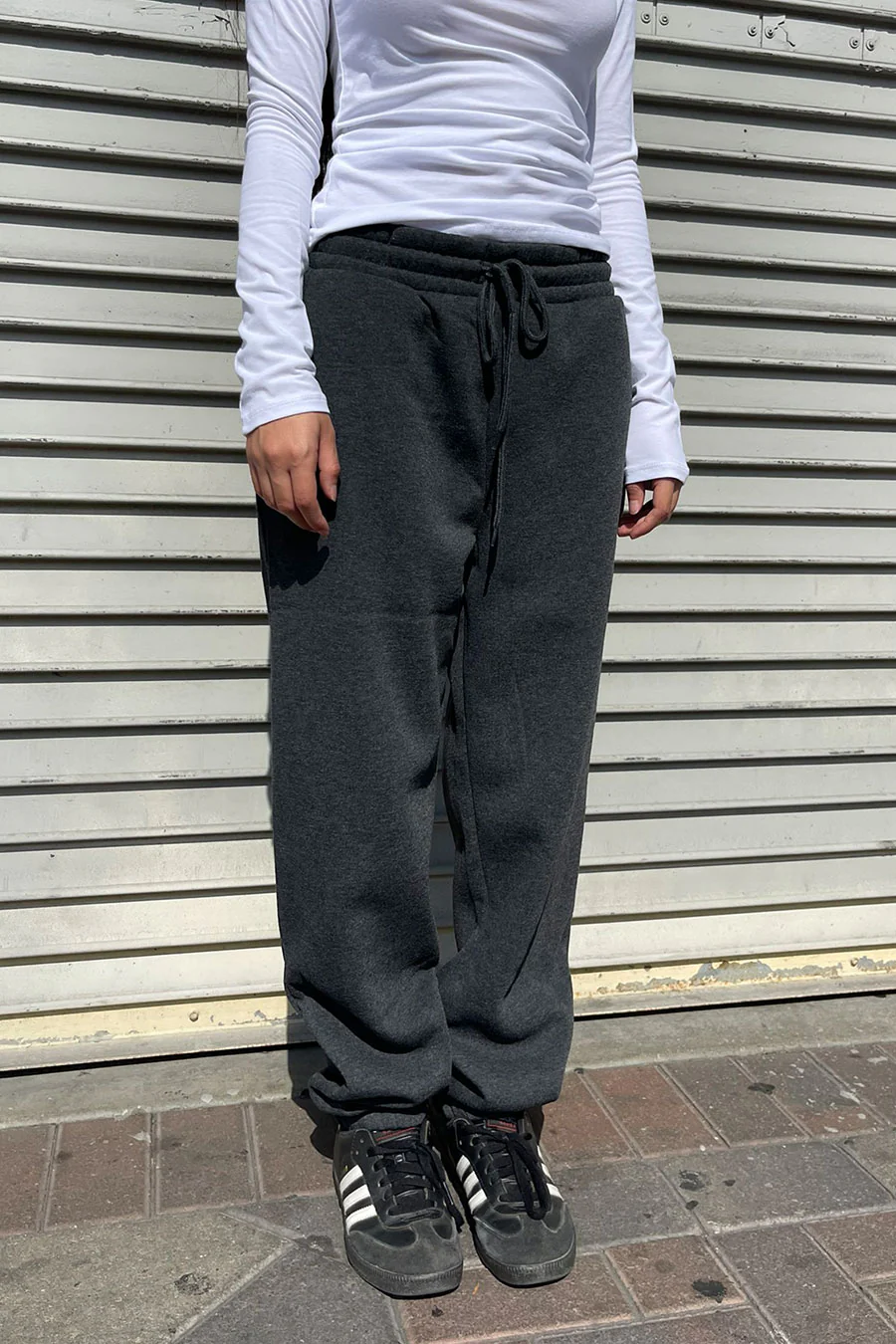 Basic Fleece Jogger Pants With Side Pockets - Image 8