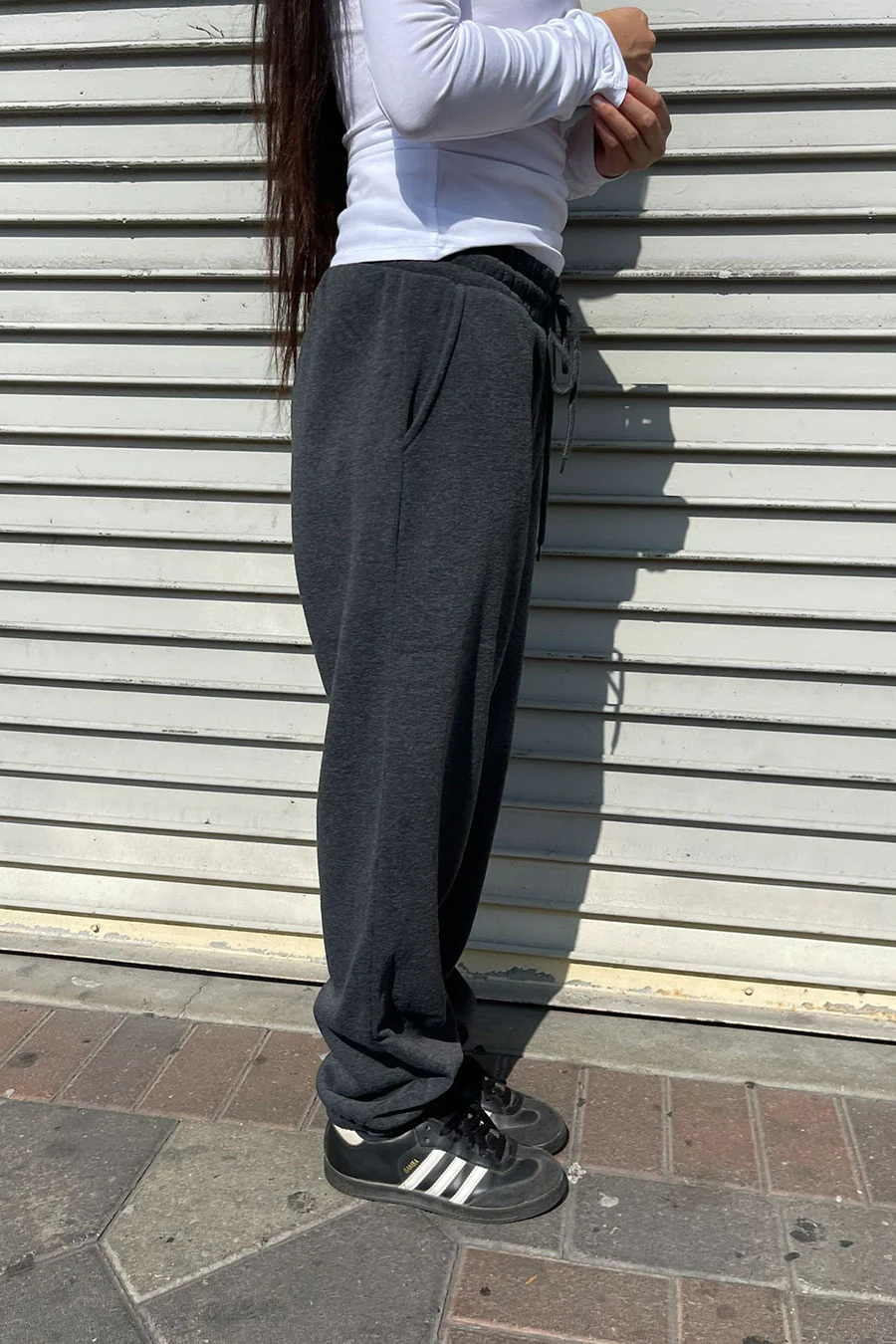 Basic Fleece Jogger Pants With Side Pockets - Image 9