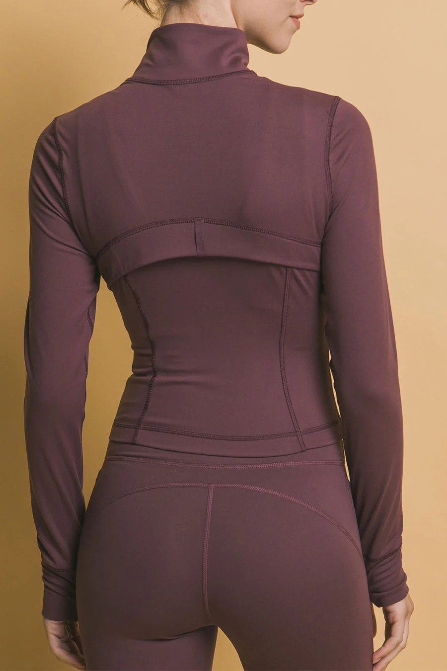 Basic Full Front-Zip Long Sleeve Performance Activewear Jacket - Image 10