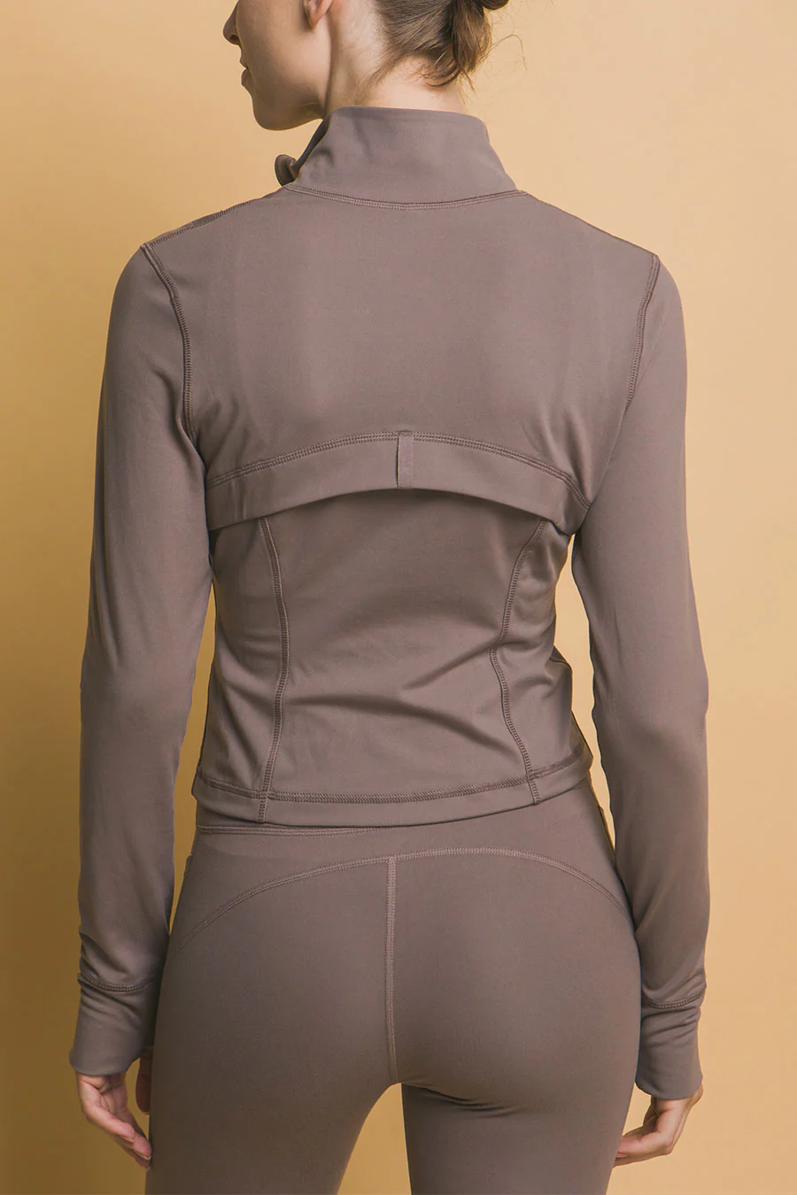 Basic Full Front-Zip Long Sleeve Performance Activewear Jacket - Image 9