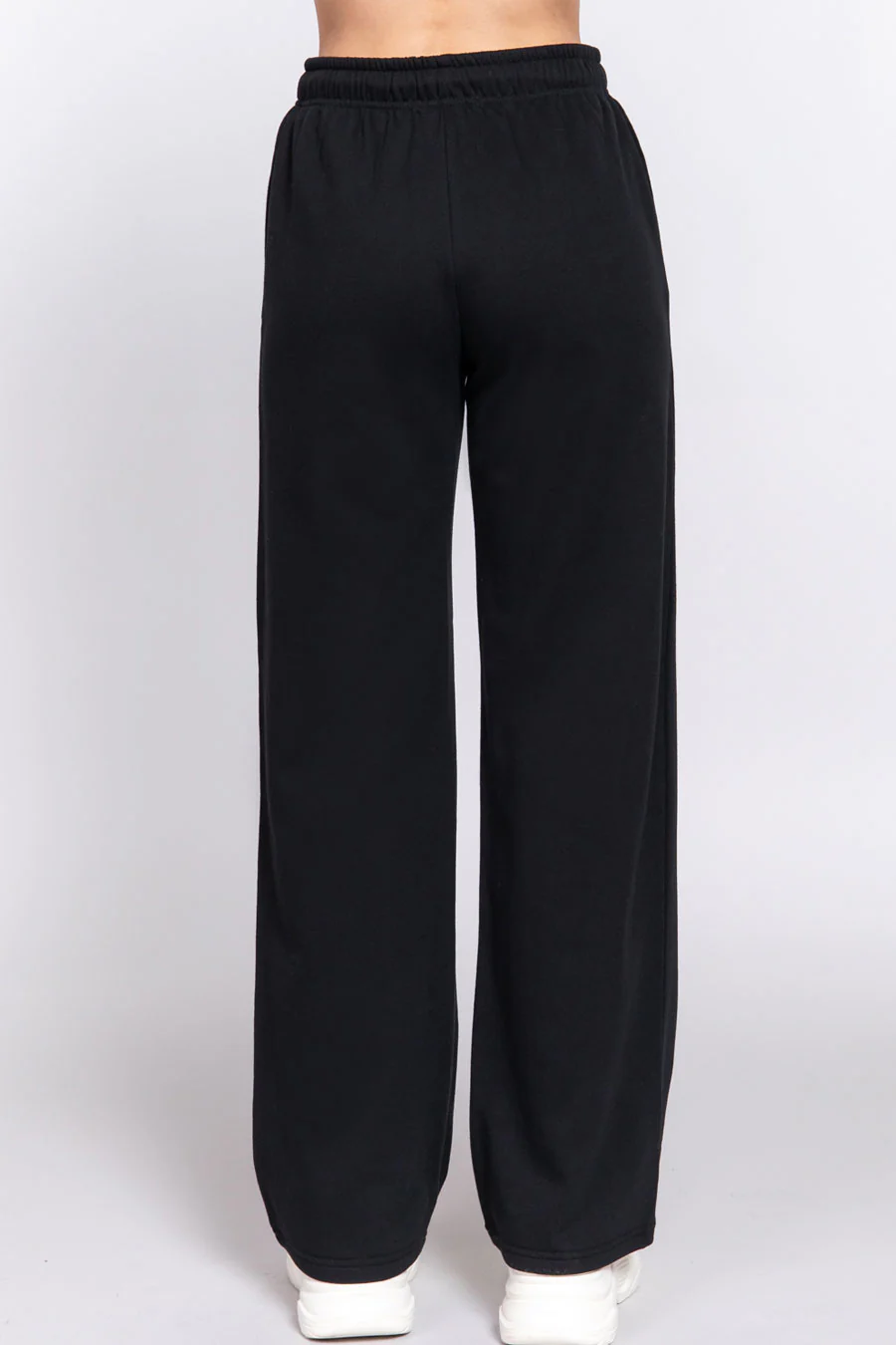 Basic Straight Leg Inner Fleece French Terry Jogger Sweatpants - Image 11