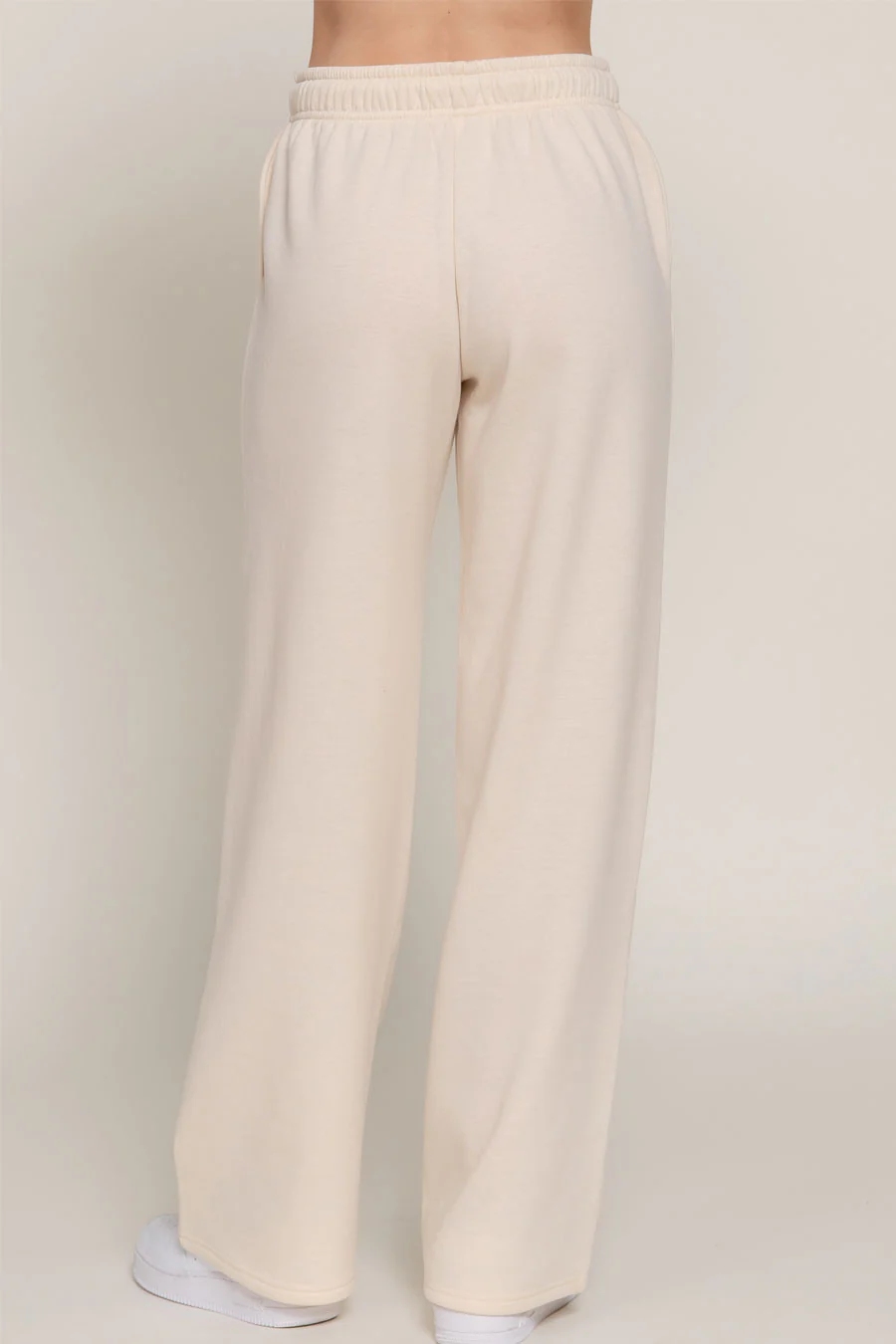 Basic Straight Leg Inner Fleece French Terry Jogger Sweatpants - Image 9