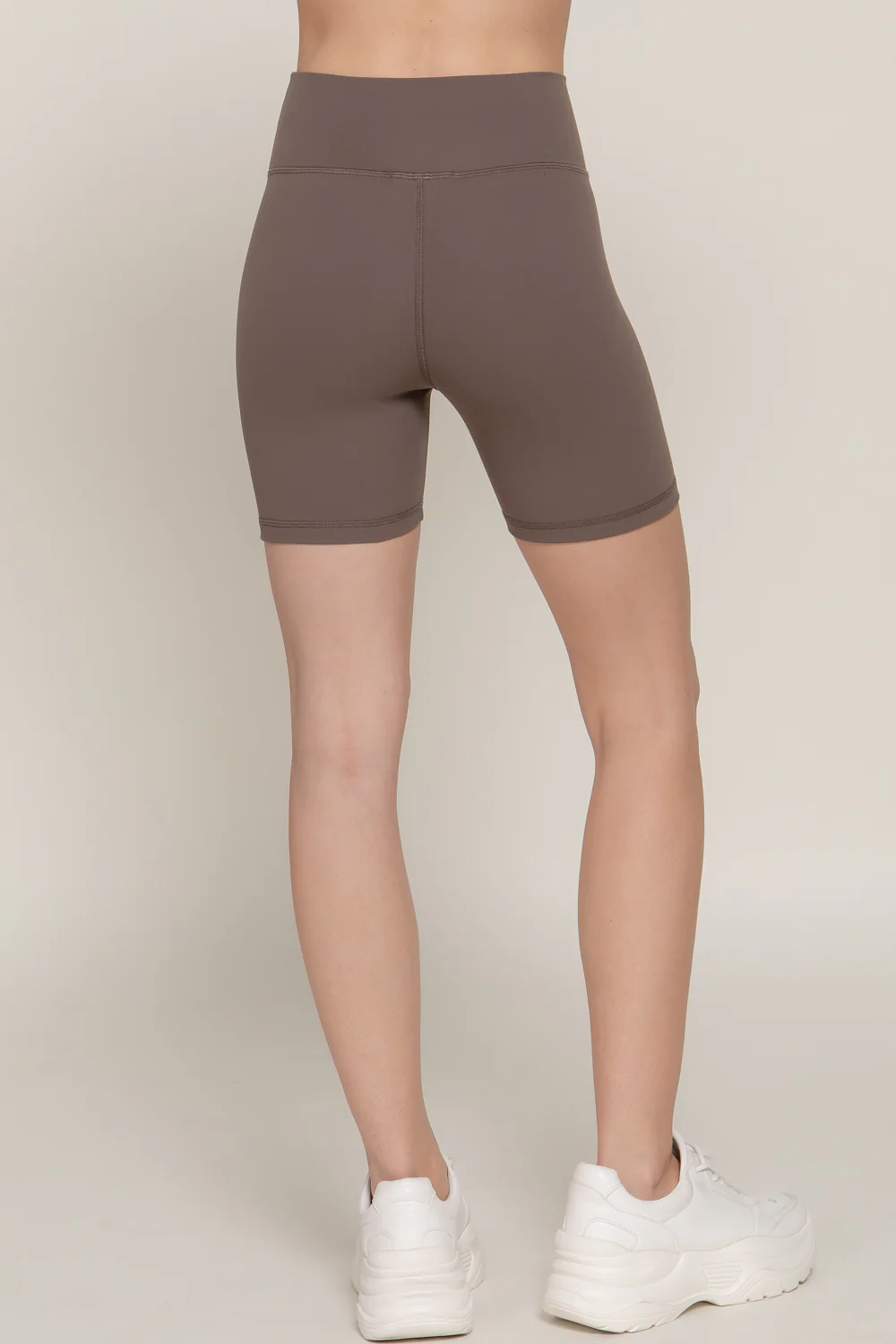 Basic Waist Band Power Stretch Workout Bike Shorts - Image 16