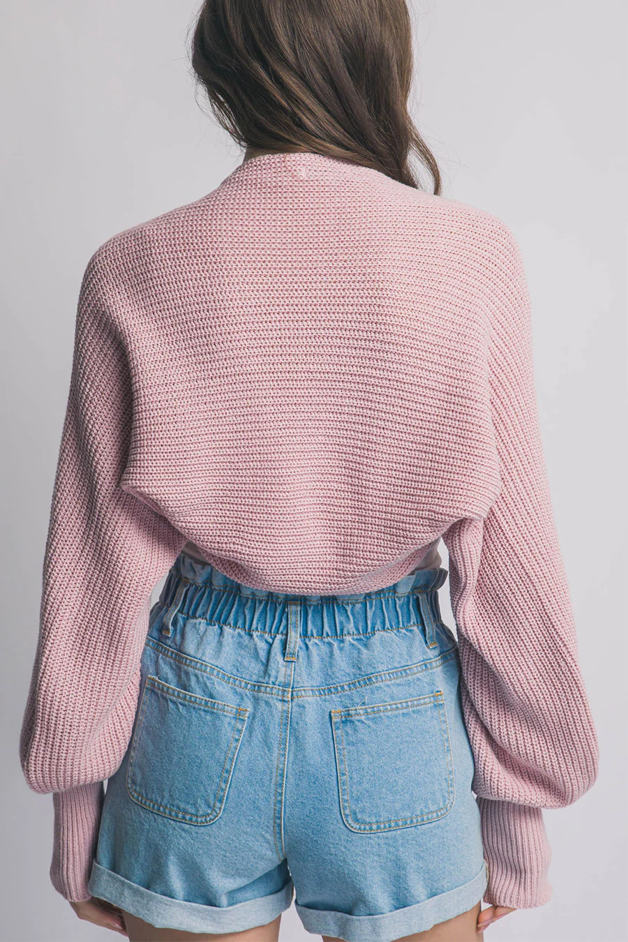 Chunky Sweater Knit Bolero - Image 5