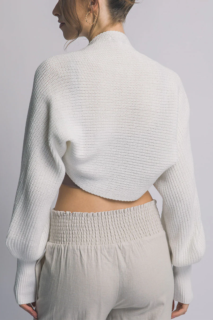 Chunky Sweater Knit Bolero - Image 9