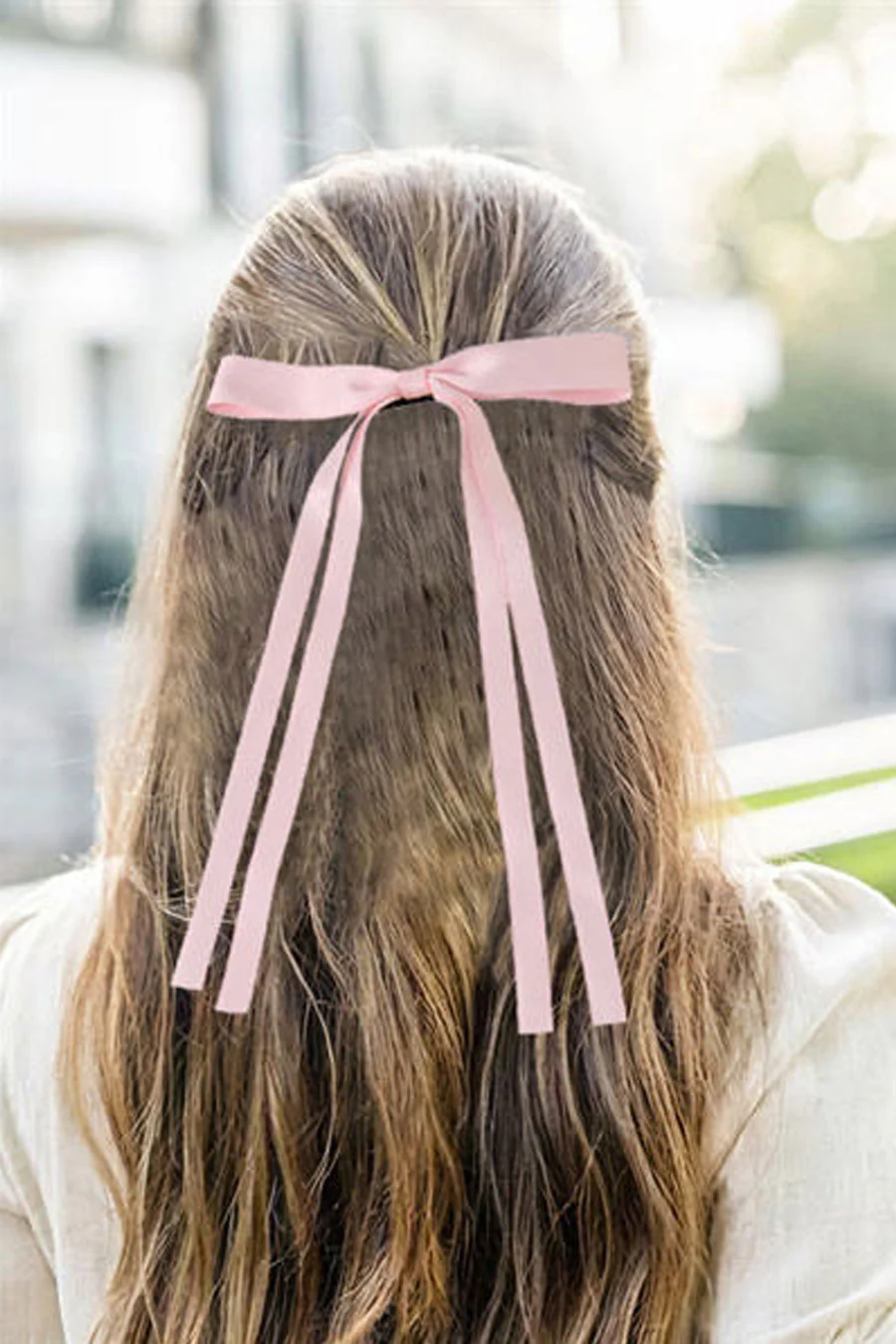 Coquette Ribbon Bow Side Clip Bow Hair Clip - Image 2