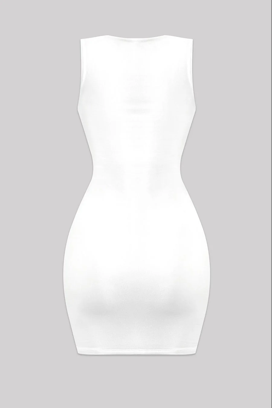 Tresser™ Coquette Sleeveless Square Neck Bow Ribbon Mini Dress - Image 3