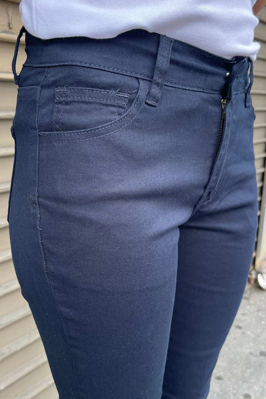 Essential Bootcut Cotton/Spandex Twill Uniform Pants - Image 10