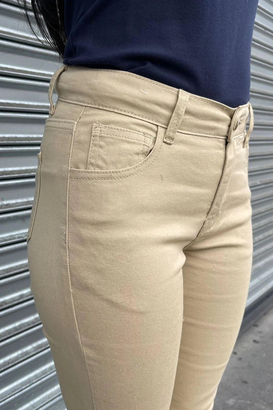 Essential Bootcut Cotton/Spandex Twill Uniform Pants - Image 5