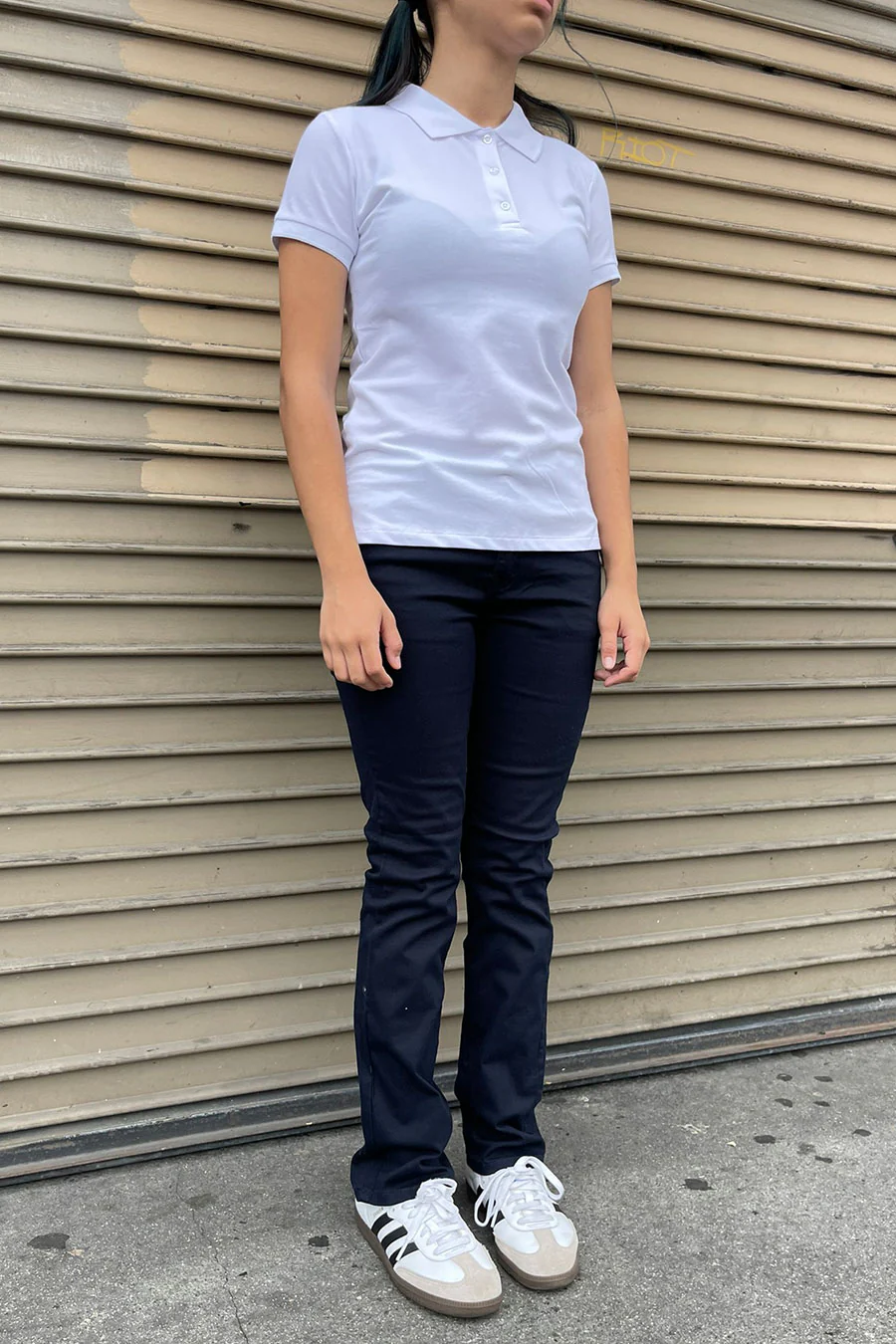 Essential Bootcut Cotton/Spandex Twill Uniform Pants - Image 8
