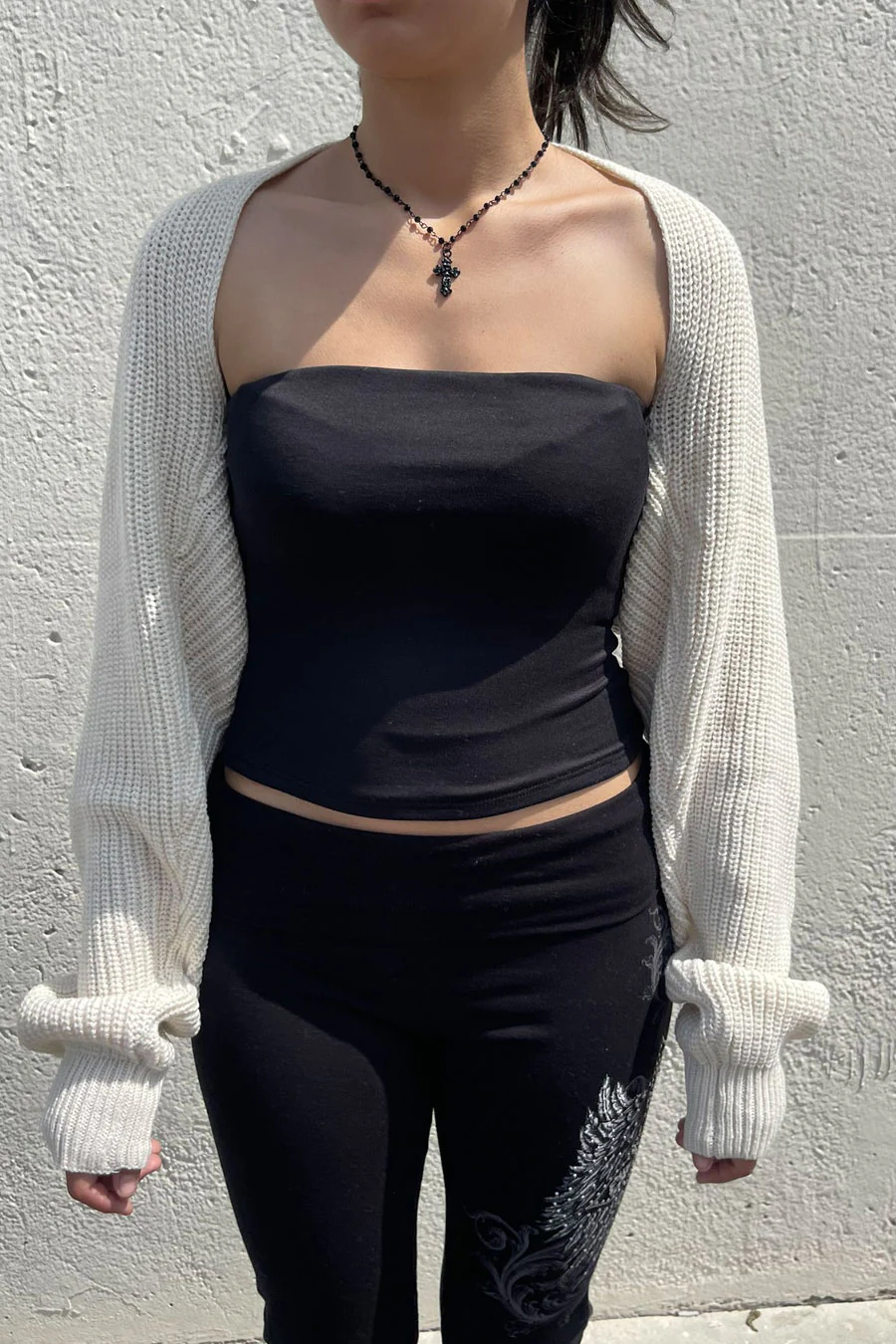 Fall Essential Knitted Sweater Bolero - Image 3