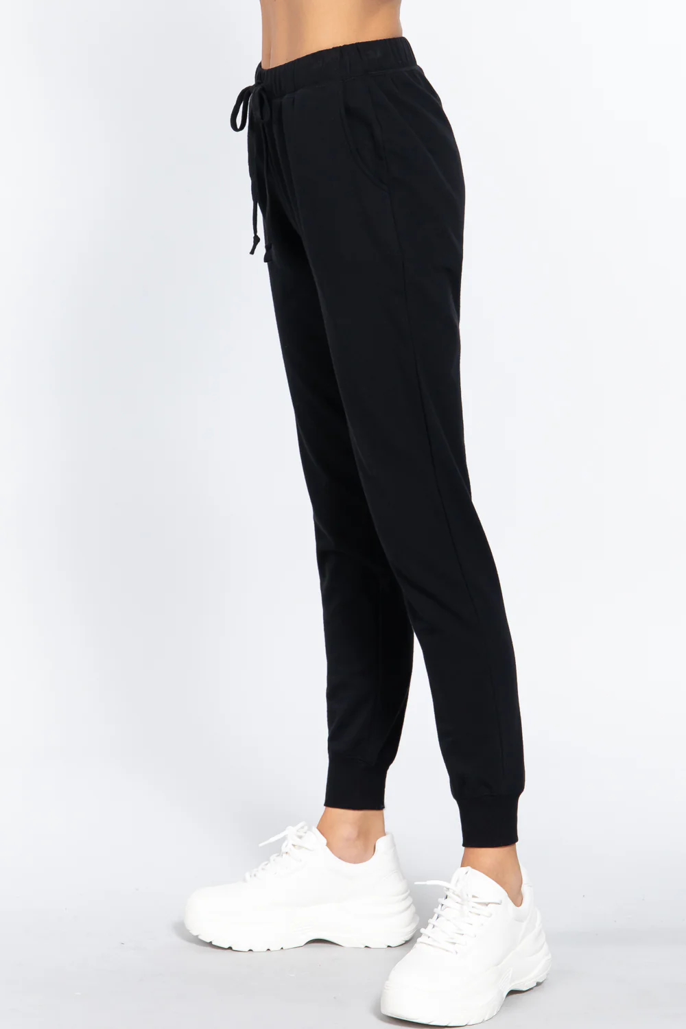 Basic French Terry Jogger Sweatpants - Image 10