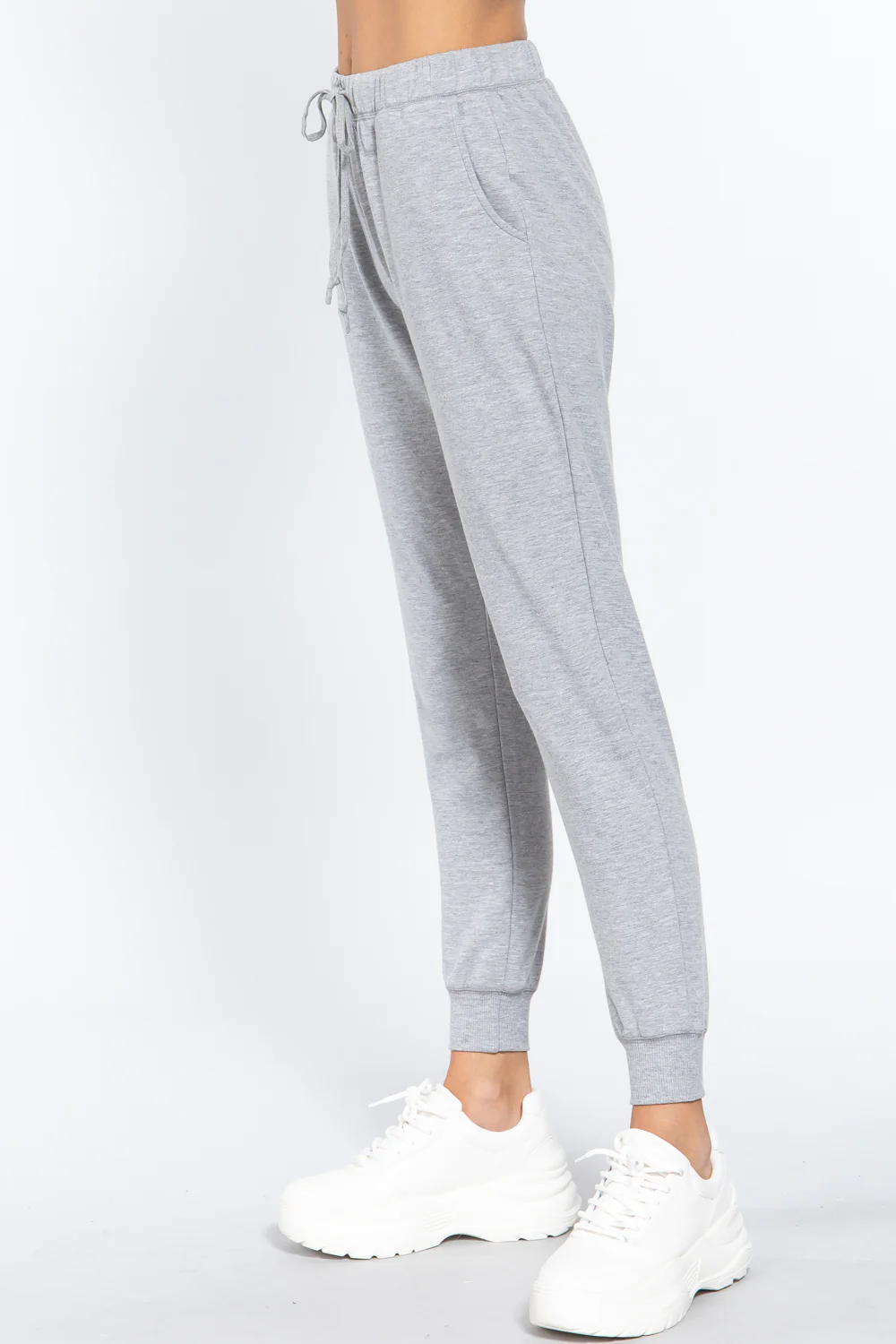Basic French Terry Jogger Sweatpants - Image 7