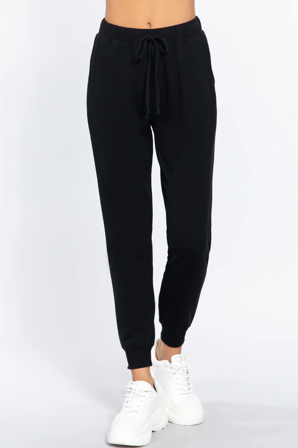 Basic French Terry Jogger Sweatpants - Image 9