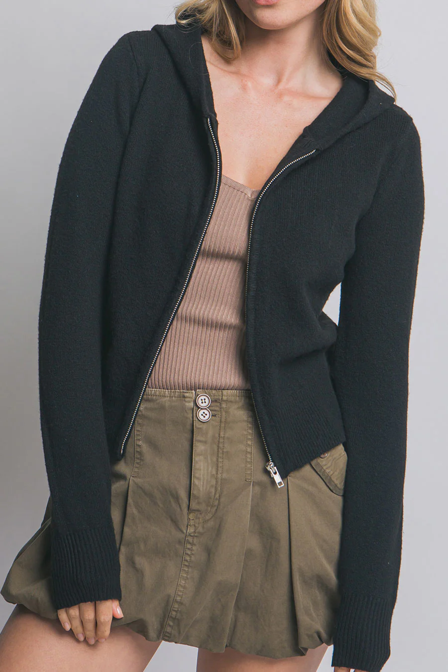 Full-Zip Super Soft Sweater Hoodie Jacket - Image 10