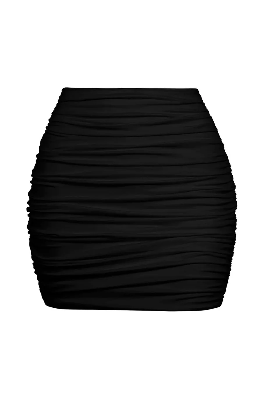 ENBE™ Ruched Magic Stretch Mini Skirt (Double-Layered) - Image 7