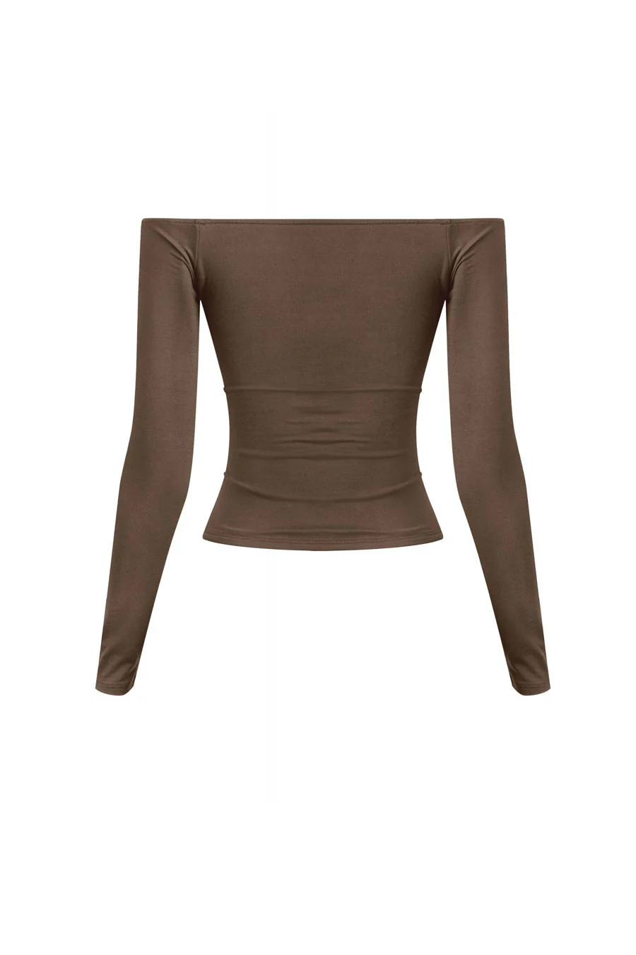 Tresser™ Long Sleeve Off Shoulder Casual Double-Layered Top - Image 3