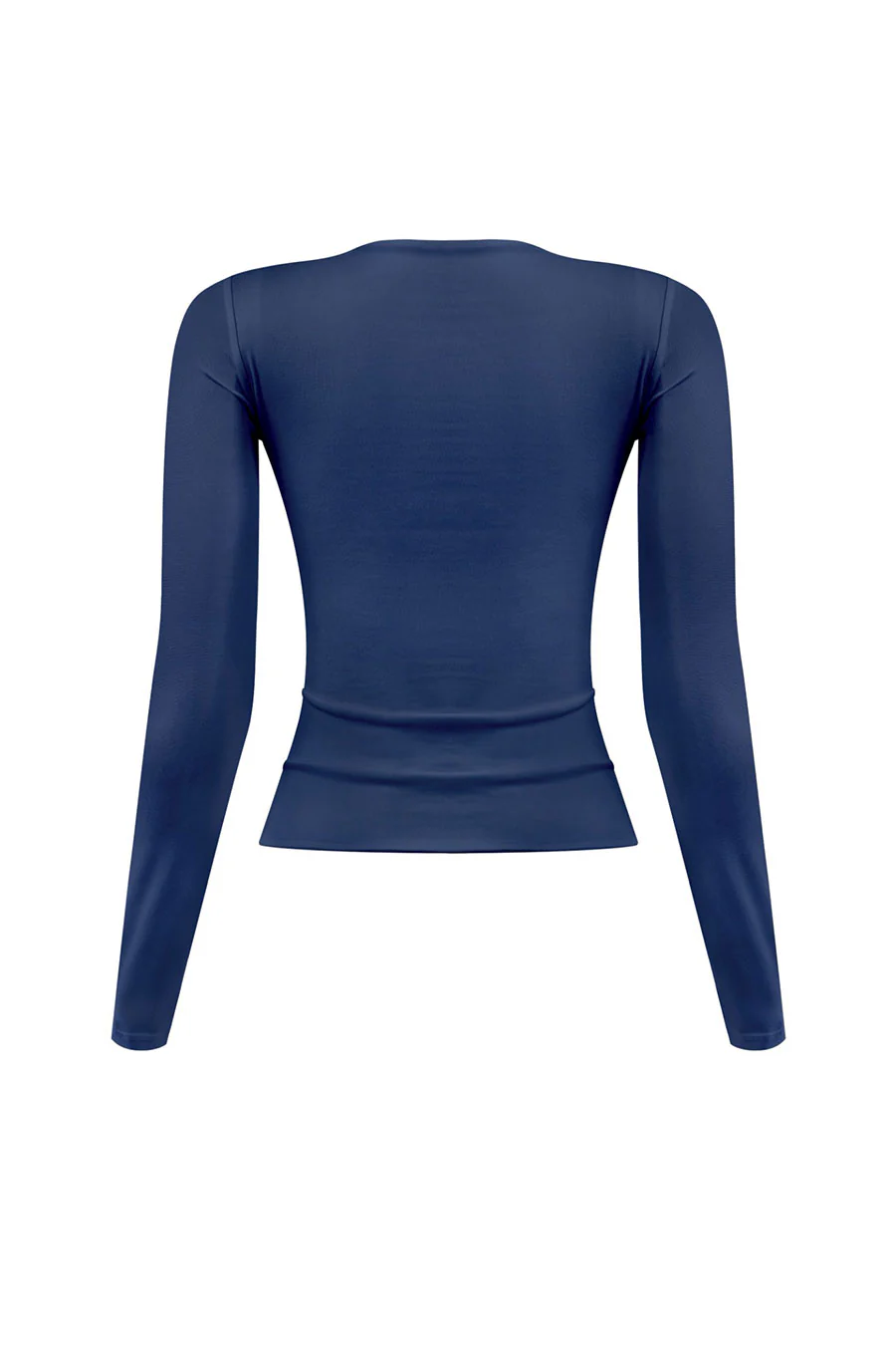 Tresser™ Long Sleeve Round Neck Solid Basic Double-Layered Top - Image 8