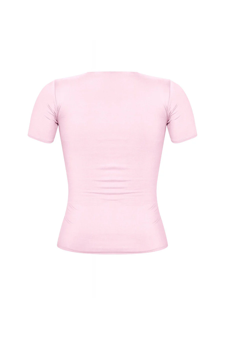 Tresser™ Short Sleeve Round Neck Basic Top (Double-Layer) - Image 5