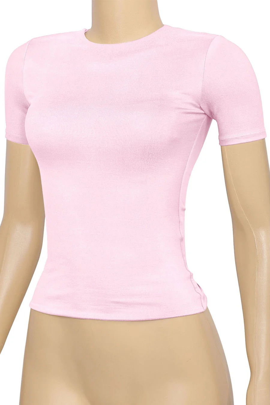 Tresser™ Short Sleeve Round Neck Basic Top (Double-Layer) - Image 7