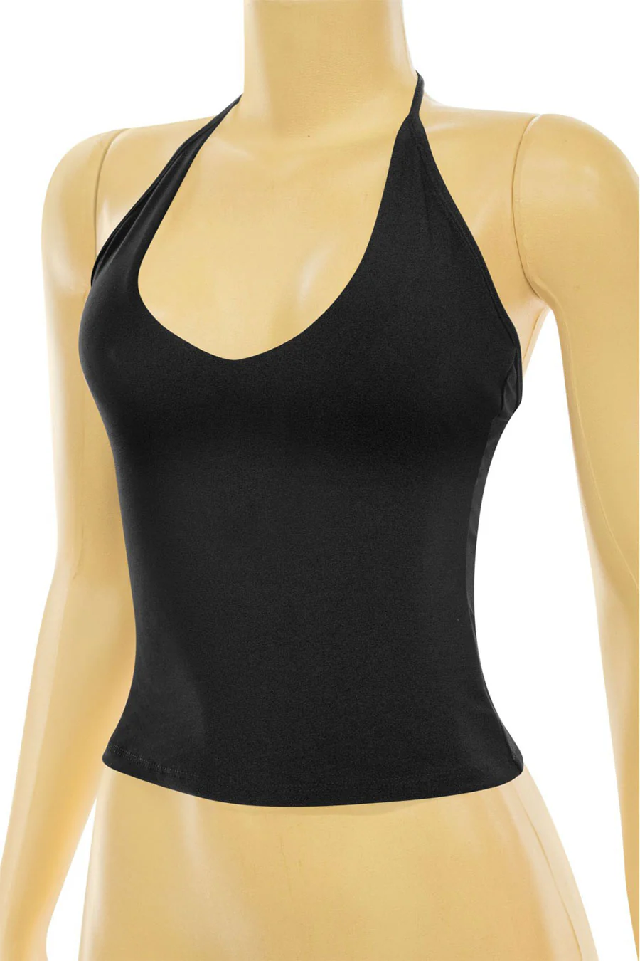 Tresser™ Sleeveless Self-Tie Halter Crop Top - Image 3