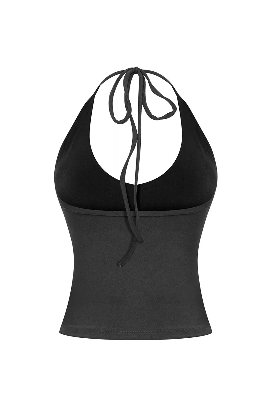 Tresser™ Sleeveless Self-Tie Halter Crop Top - Image 4