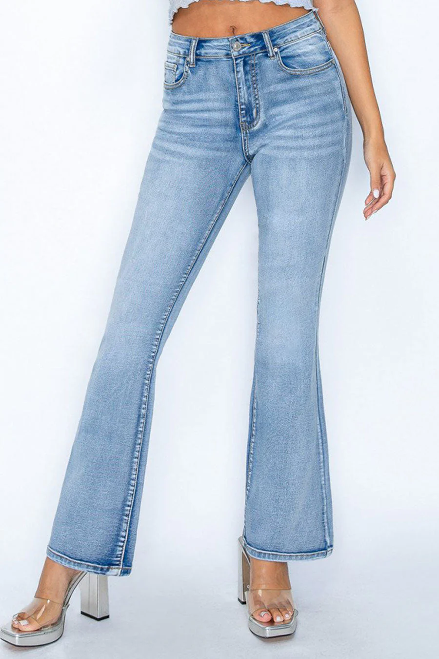 WAXJEAN Boot Cut Jean with Potassium Wash - Image 3