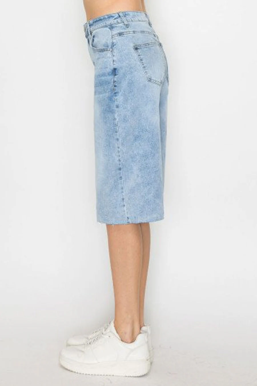 WAXJEAN Fade Wash Baggy Jorts with Great Stretch - Image 10