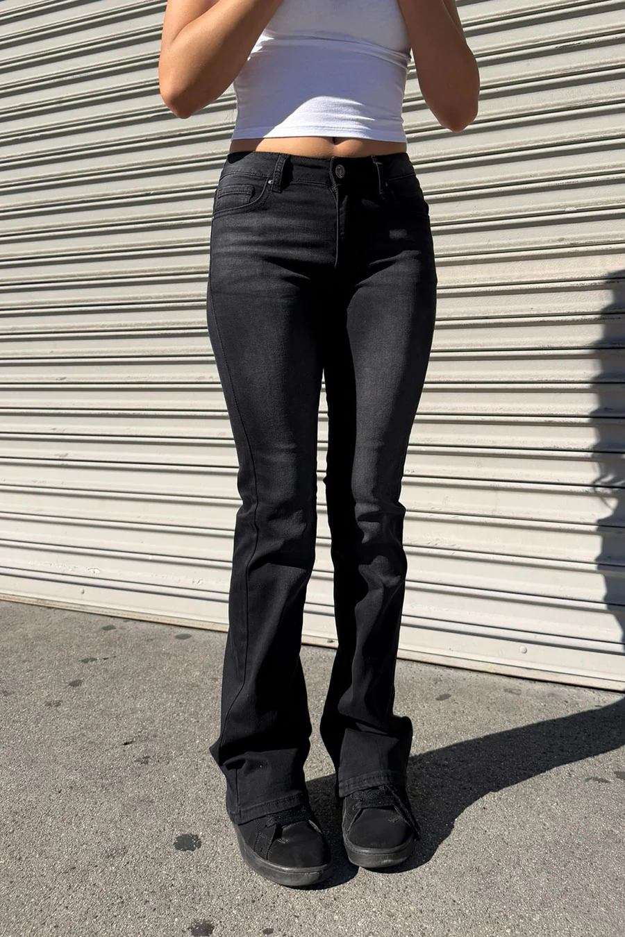 WAXJEAN Potassium Wash Low-Rise Bootcut Jean with Great Stretch - Image 6