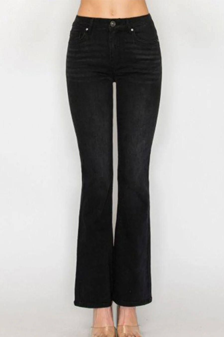 WAXJEAN Potassium Wash Low-Rise Bootcut Jean with Great Stretch - Image 8