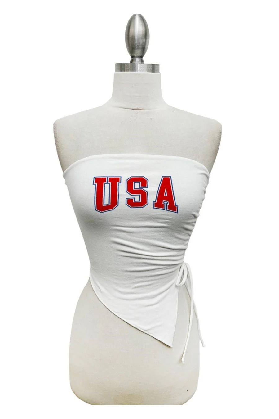 World Cup 2026 "USA" Graphic Asymmetry Tube Top - Image 3