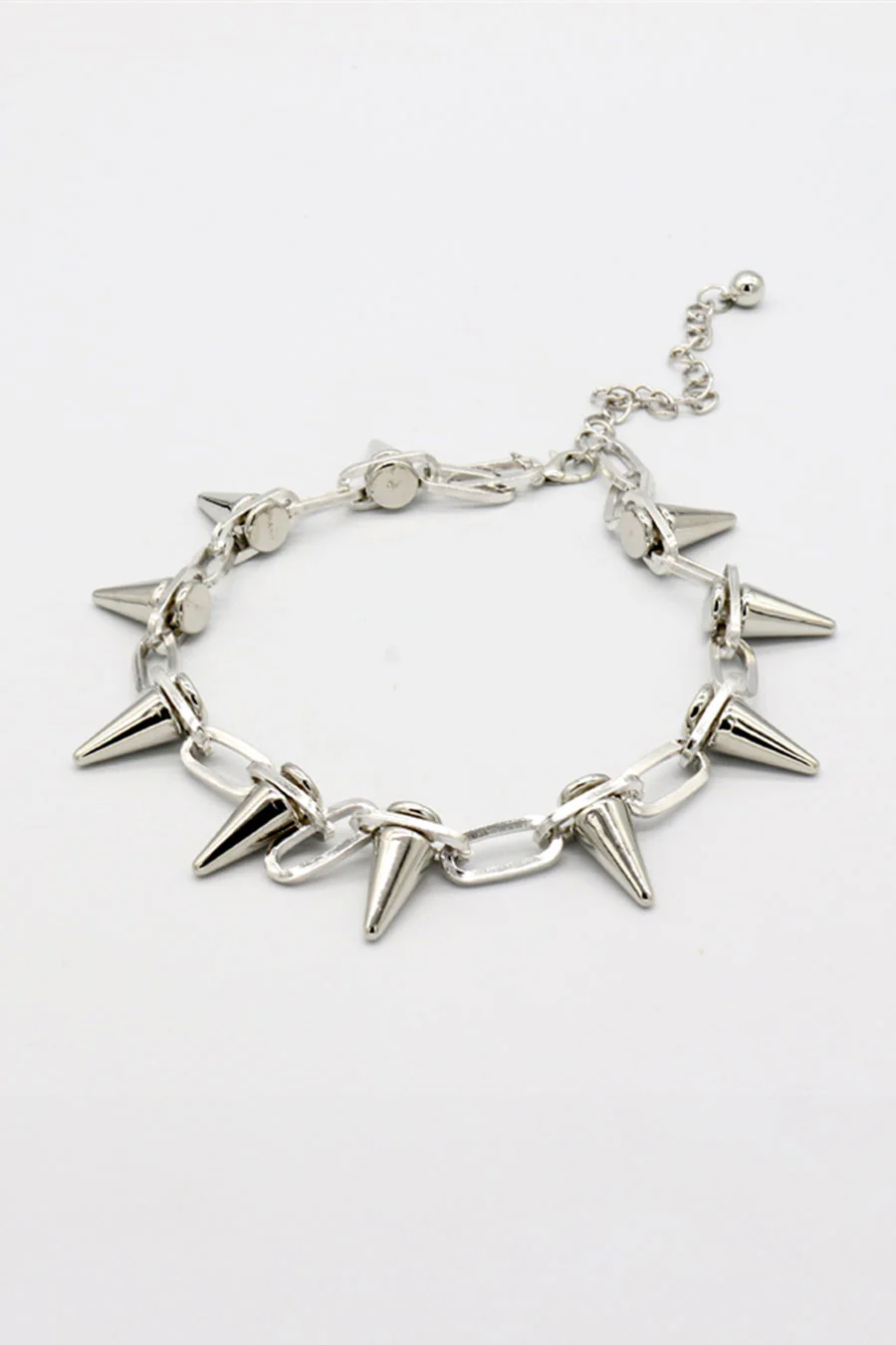 Y2K Gothic/Punk Metal Spiked Choker Necklace - Image 2