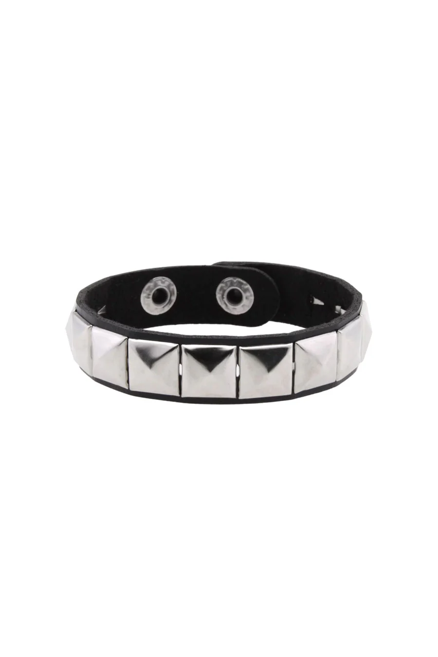 Y2K Gothic Studded Faux Leather Bracelets - Image 7